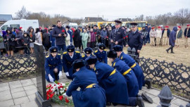 В Липецкой области предали земле останки пятерых человек, обнаруженных на месте фашистского концлагеря