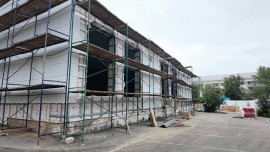 Масштабный капремонт идёт в липецкой школе №4 