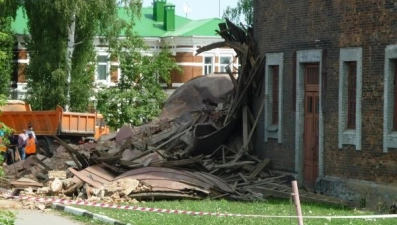 Во Льве Толстом обрушилась водонапорная башня