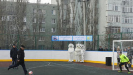 Еще одна современная спортплощадка появилась в городе