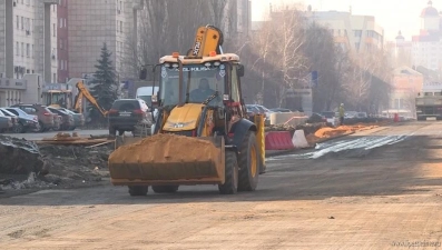 Реконструкция проспекта Победы меняет движение на прилегающих улицах