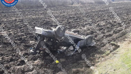 «Рено Логан» перевернулся на трассе в Липецкой области