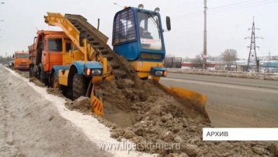 Липецк закупит снегоплавильные машины