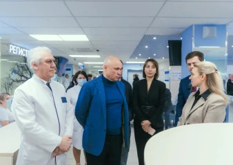 В Ельце капитально отремонтировали первый и второй этажи поликлиники №2