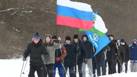 Ельчане совершили экстремальный поход на лыжах