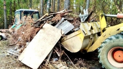 В районе НЛМК ликвидировали стихийные свалки