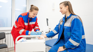 На НЛМК отремонтировали здравпункт конвертерного цеха №2