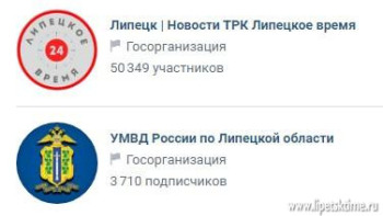 В Липецкой области более полутора тысяч официальных организаций создали паблики в соцсетях