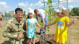 В Липецке в жилом районе Матырский появилась аллея «Казачьей доблести и славы»