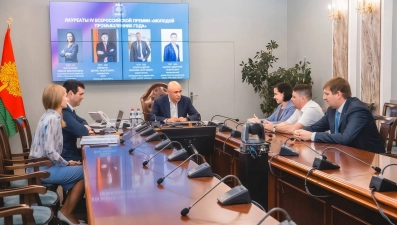 Игорь Артамонов встретился с липчанами, вошедшими в топ премии «Молодой промышленник года»