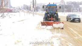 Почти 3000 кубометров снега вывезли с дорог Липецка