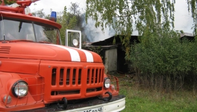 Пожар произошел в селе Доброе