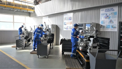 На НЛМК открыли новый учебный участок для токарей 