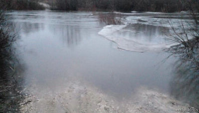 Переправу на реке Олым в Липецкой области открыли для водителей