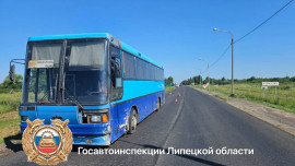 Полиция Лебедянского района выясняет детали аварии с участием автобуса