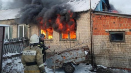 В Липецкой области сгорел многоквартирный дом