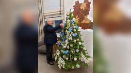 Участник «Гордости Липецкой земли» Сергей Попов принял участие в акции «Ёлка желаний»