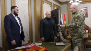 Губернатор Липецкой области Игорь Артамонов встретился с замкомандира полка Александра Невского