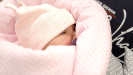 Новорождённую девочку весом 6 килограммов выписали из Липецкого перинатального центра