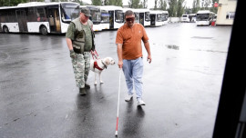 Липецкие водители автобусов обучаются работе со слепыми и слабовидящими пассажирами